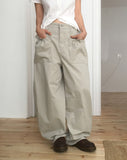 Crumb Washing Pocket Balloon Wide Pants