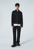HEM BUTTON UTILITY CARGO NYLON PANTS