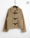 Shitao Mustang Collar Duffle Short Coat