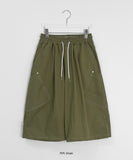 [unisex] Tilk Stitch Banding Cargo Bermuda Pants