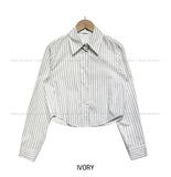 Eddie Stripe Cropped Shirt