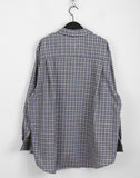 Cardell Vintage Check Geek Chic Over Fit Long Sleeve Shirt