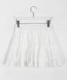 Nomoi Lace Tiered Mini Skirt