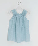 Caramin Frill Layered Sleeveless Bustier Blouse