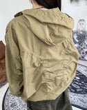 Kib Waterproof Shirring Wind Jacket