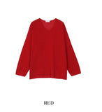 Slick Linen V-Neck Knit