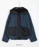 Ecoff High Neck Quilted Wool Padding