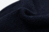 Dense Lambs Wool Henley Neck Knit