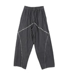Cabello cutting line denim pants