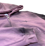 Over Spray Crop Hood Zip-Up