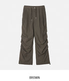 Earf Wave Shirred Nylon Pants