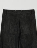 SICKLE BIKER DENIM PANTS