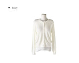 Theco Round Button Knit Cardigan