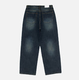 Chio washing wide denim pants