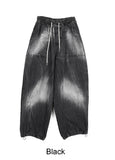 Rat Balloon Washing Denim Pants