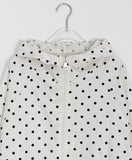 Lilcot Dot Hood Zip-Up Jumper