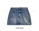 Kaeti Incision Denim Skirt Pants