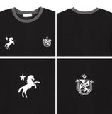 Tran 87 Emblem Ringer Short Sleeve T-shirt