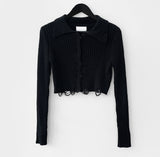 Riette Collar Cropped Knitwear