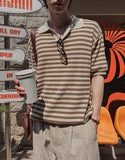 Casey color blocking short sleeve knit