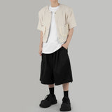 Buckle Balloon Half Pants