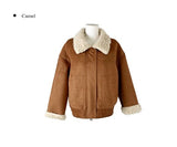 [Fur Lining] Rat Wool Suede Mustang Jumper