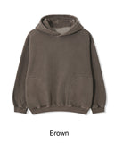 Bedin Pigment Brushed Crop Hoodie