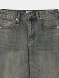 Slug wash bootcut denim