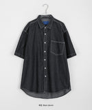 [unisex] Neico Denim Over Short Sleeve Shirt