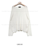 Summer boat see-through knit