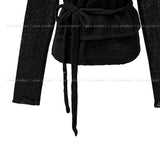 Popo Wool Layered Strap Knit