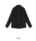 Mirow See-through Basic Long Sleeve Shirt