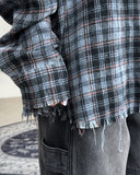 Lau Cutting Flannel Checkered Shirt