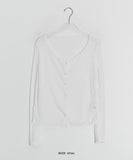 Barimi Lace Ribbed U-Neck Summer Cardigan