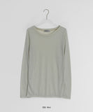 Gilmohi Layered U-Neck Long Sleeve Tee