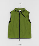 [unisex] Kunds Summer Color Matching Nylon Hood Vest