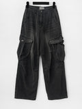 Lucle Wide Cargo Pants
