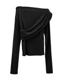 Raz Drape One Shoulder Tee