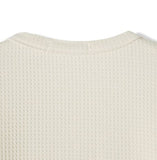 Roach Waffle Henley Neck Long Sleeve