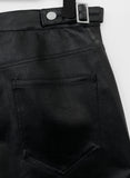 Dooy Wide Leather Cargo Pants