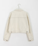 Sokoru Collar Crop Cotton Jacket