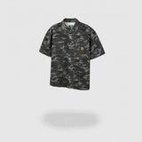 Camo Leather Patch Shirt