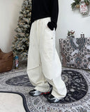 Deo Peach Diagonal Wide Pants