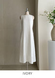 Blun Stripe Linen Sleeveless One Piece