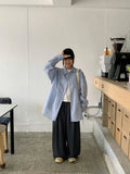 Link Pintuck Wide Slacks