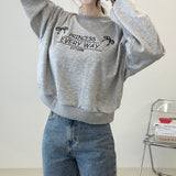 Way Embroidered Sweatshirt