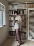 Rowoon Two-Tuck Wide Slacks