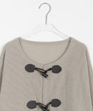 Tonami duffel crop knit cardigan