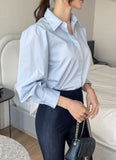 Sello bootcut denim slacks pants