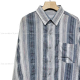 Flare loose fit linen shirt